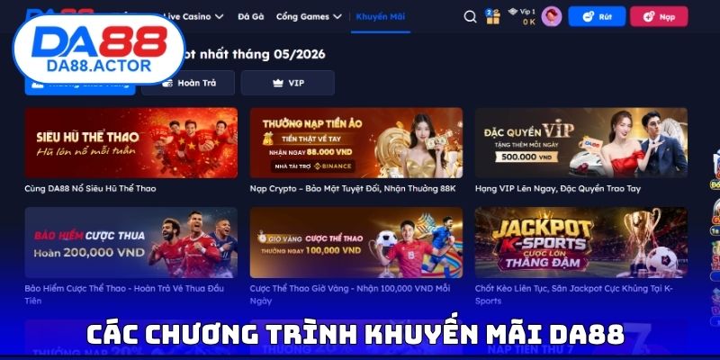 Chương trình khuyến mãi DA88