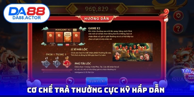 Cơ chế trả thưởng cực kỳ hấp dẫn