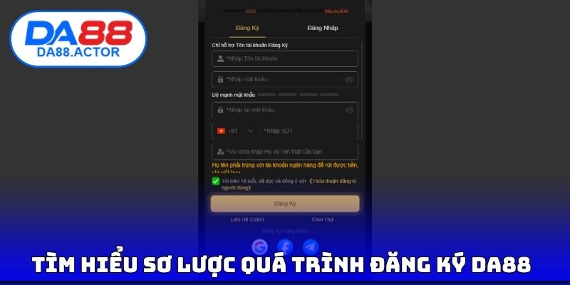 Tìm hiểu sơ lược quá trình đăng ký DA88